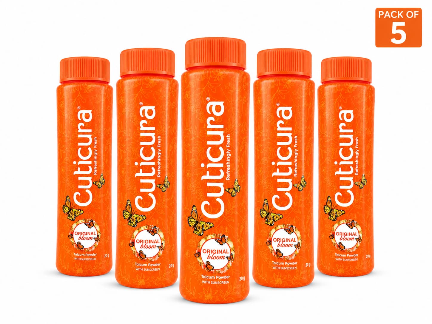 Cuticura Original Bloom Talcum Powder (pack of 10)